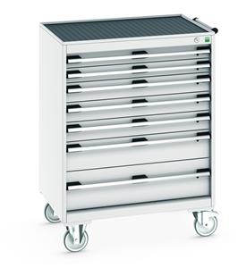 Bott MobileTool Storage Cabinets 800 x 650 Bott Cubio Mobile 7 Drawer Cabinet - 800W x650D x1085mmH